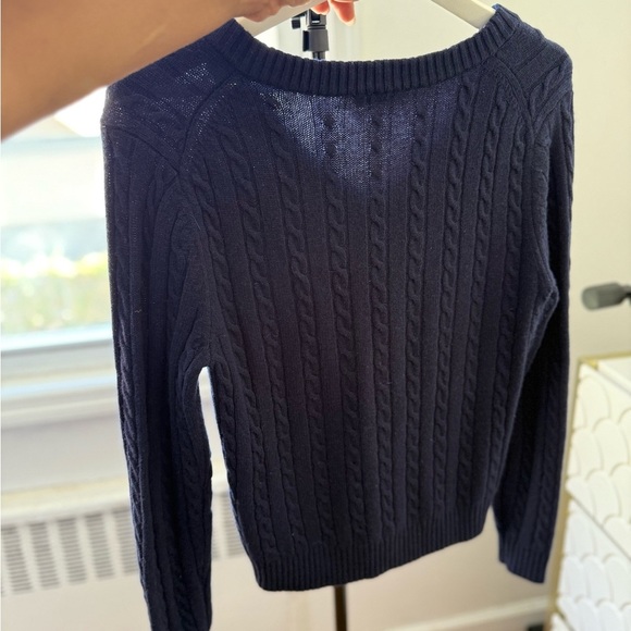 TNA Deep Blue Knit Sweater - Picture 9 of 10